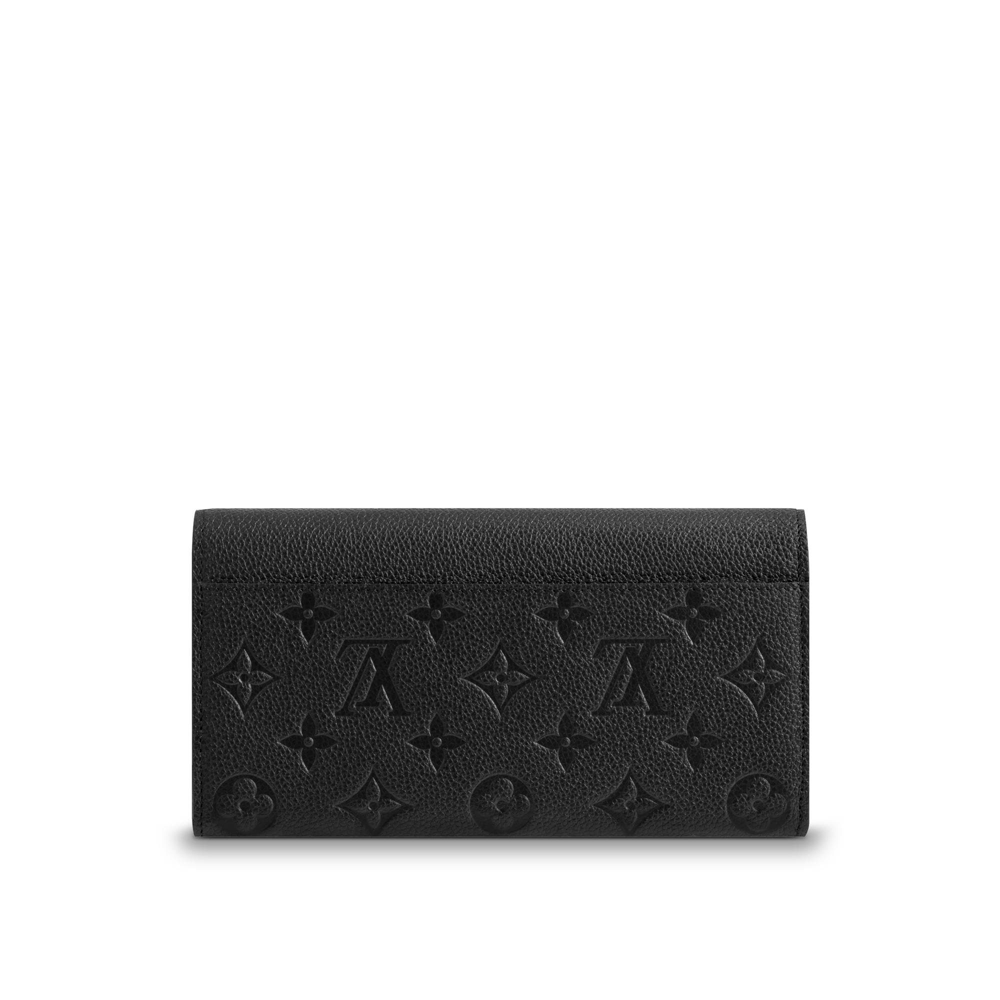 Auth Louis buying Vuitton Monogram Sarah wallet